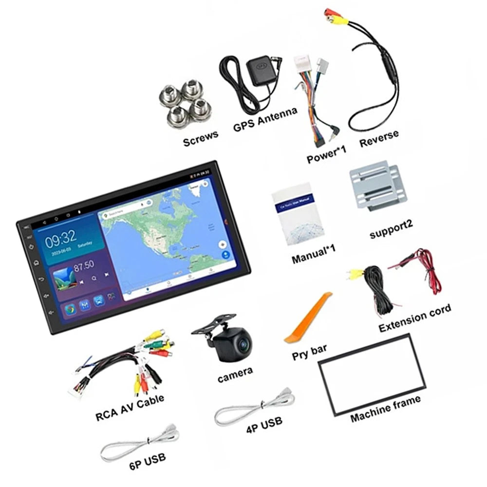 7 Inch Wireless CarPlay Android Auto Head Unit for Nissan Dualis J10 (2007–2014)