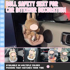 Cute Doll Mini Safety Seat Air Vent Clip for Car Interior (-)