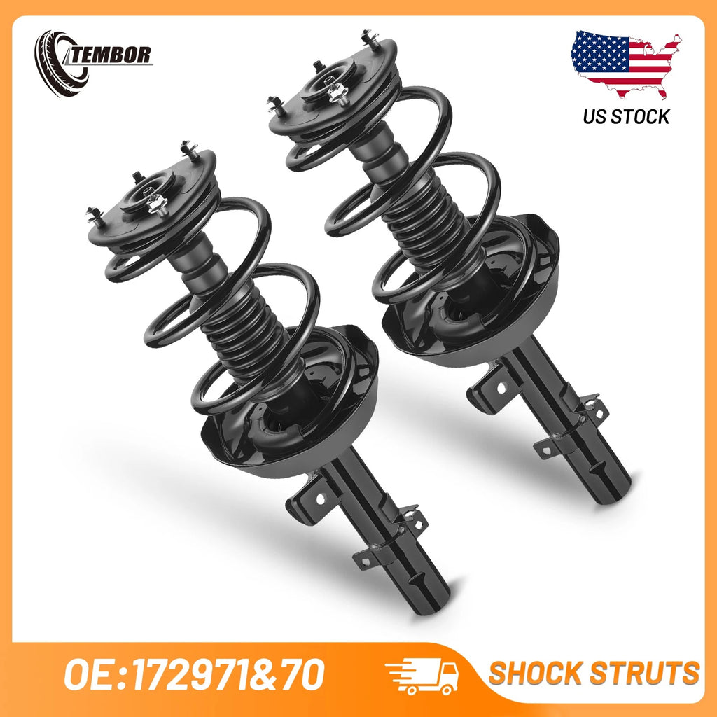 Front Pair Complete Struts Shocks Absorber Assembly for Honda Accord (2013–2017)