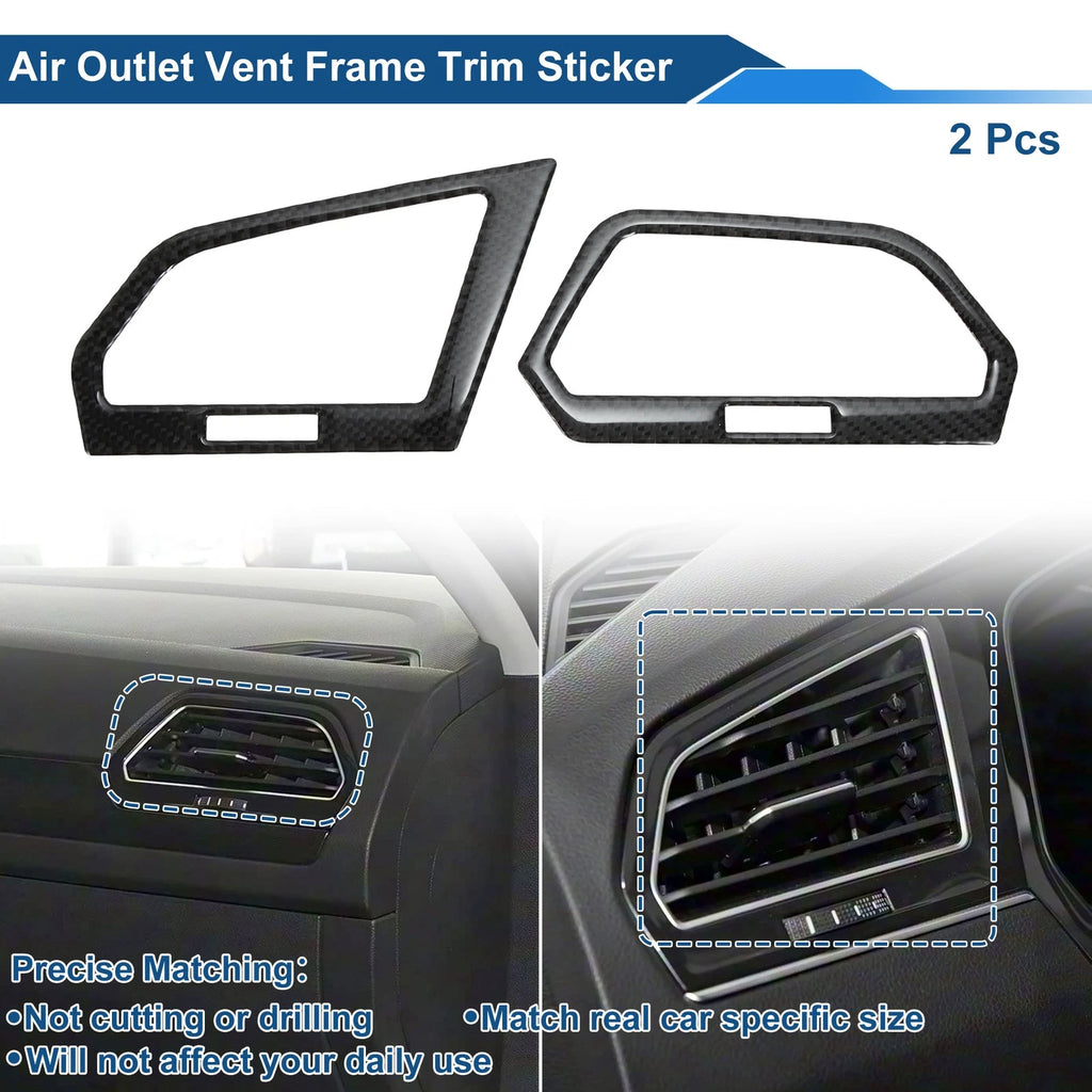 Set of 2 Air Condition Outlet Vent Trim Cover Frame for Volkswagen Tiguan 