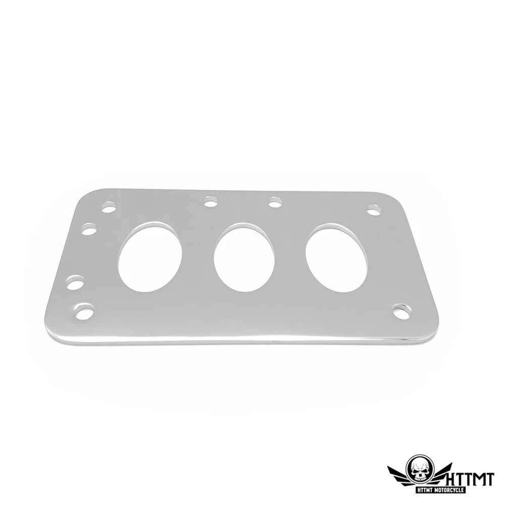 Chrome Metal License Plate Frame for Harley Honda