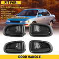 Set of 4 Interior Door Handles for Toyota Corolla (1993–1997) Black