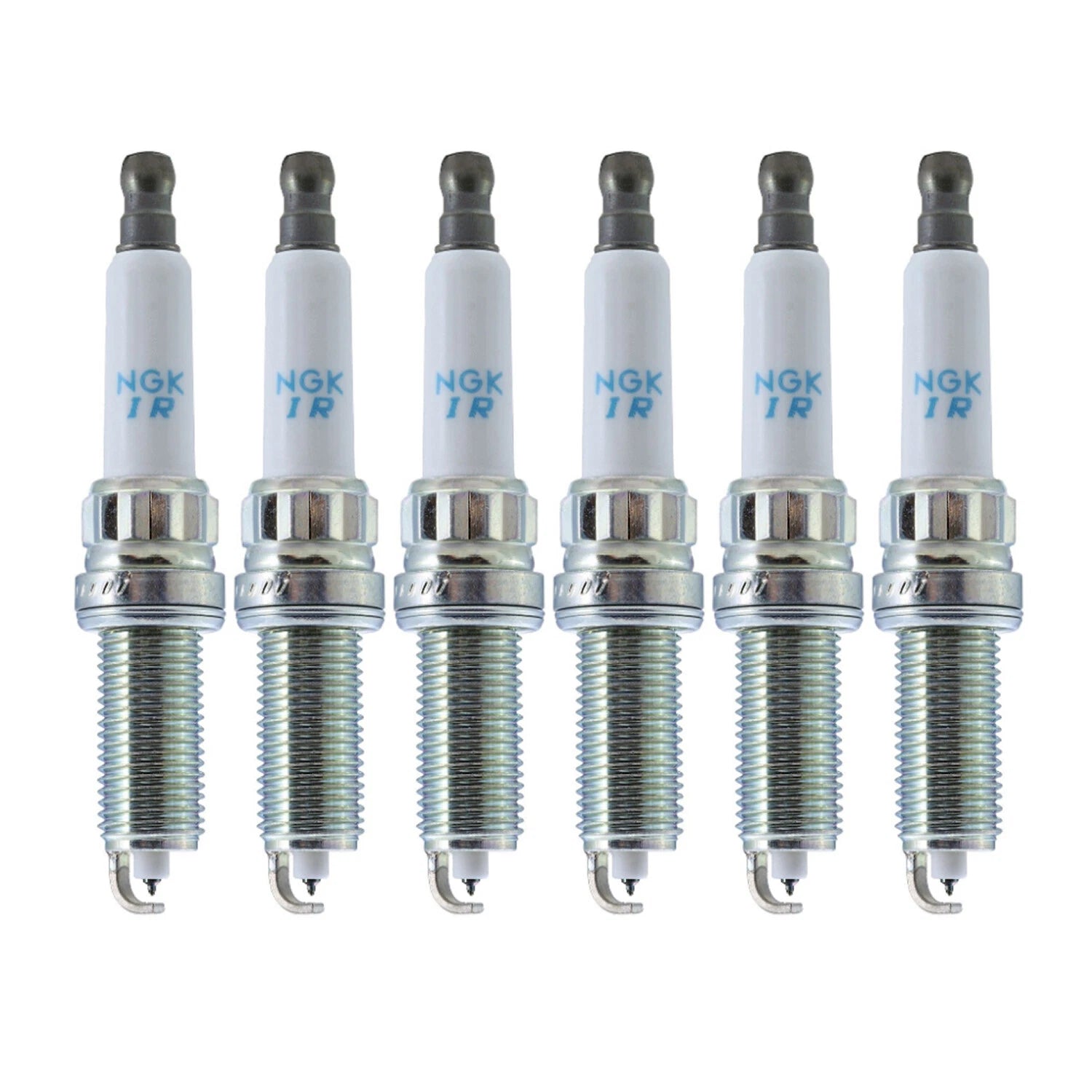 Set of 6 NGK Laser Iridium Spark Plugs for BMW E82 E88 E90 E92 E93 E60 E61 (2007–2013)