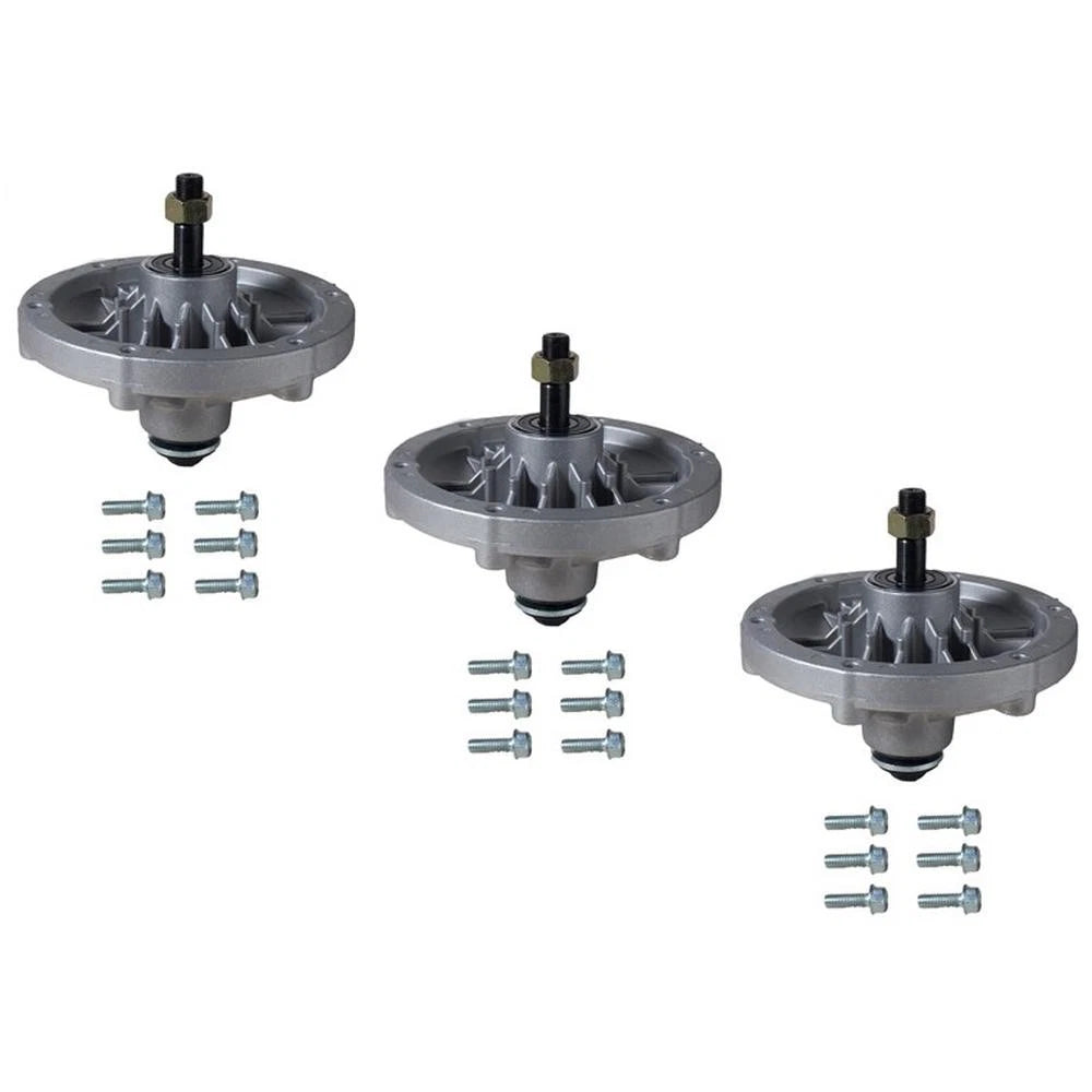 Set of 3 Blade Deck Spindles for Toro Exmark QUEST 48" 52" (116-5712, 109-8744)