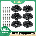 18X Ignition Coil + Spark Plug for Mercedes-Benz C CL CLK ML Class (1998–2011)