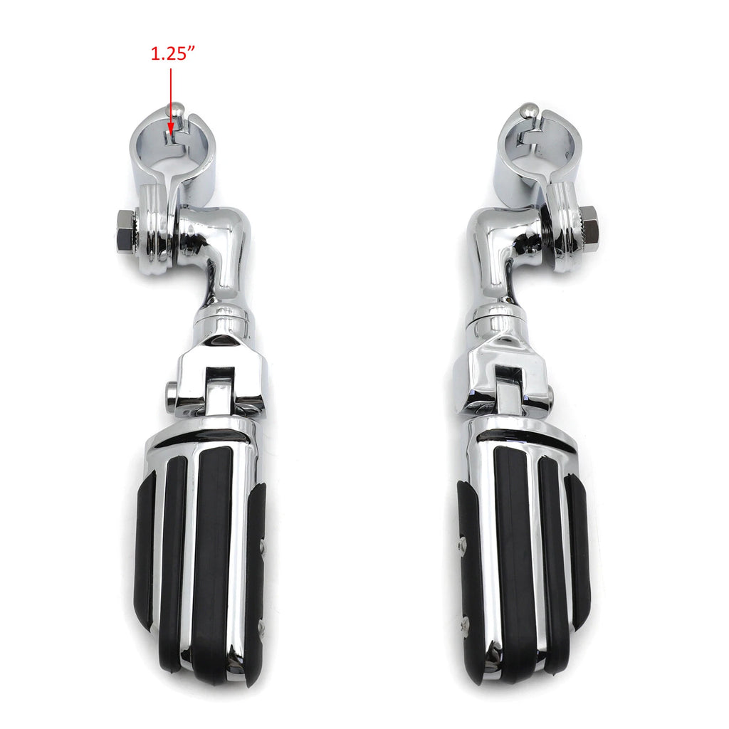 Adjustable Lightning Foot Pegs for Honda GoldWing VTX1300 Shadow Valkyrie (2001–2008)