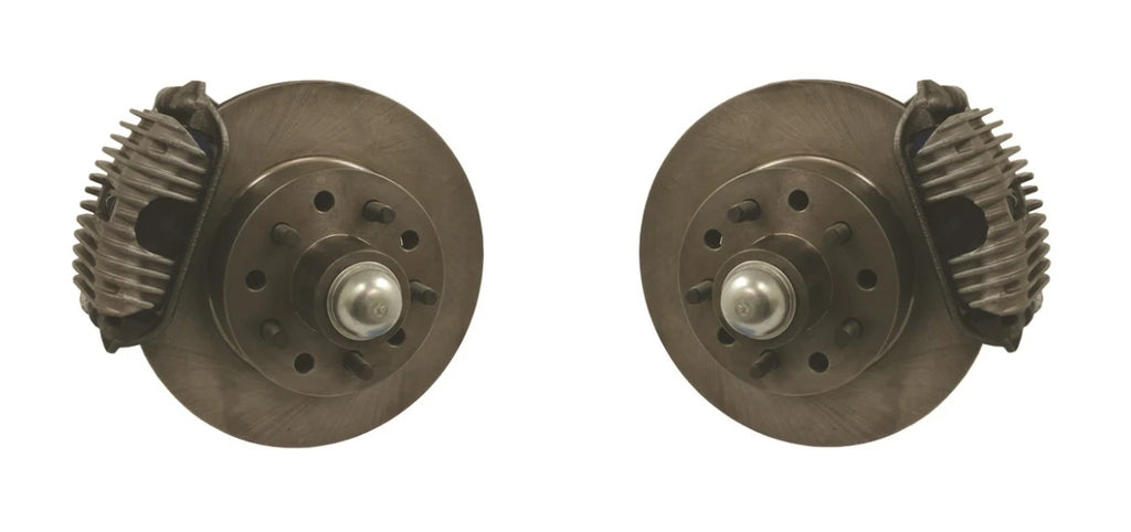 Finned Front Disc Brake Kit for 1937-1941 Ford Spindles (Heavy Duty)