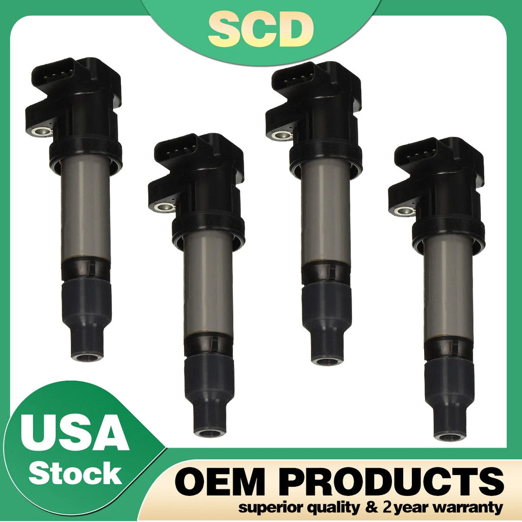 Set of 4 Ignition Coils for Buick Lucerne, Cadillac STS (2006–2011) UF564 C1556