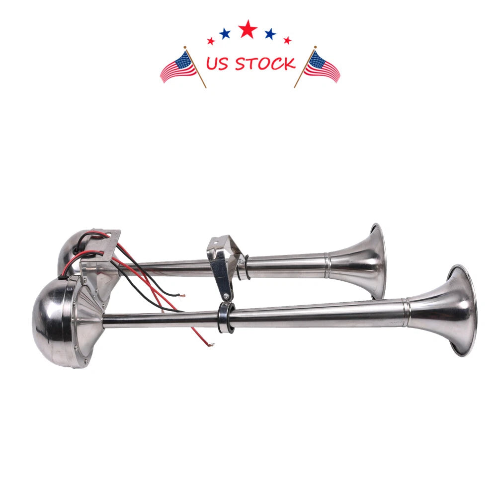 Electric Trumpet Horn for Car Boat Yacht Truck (12V)