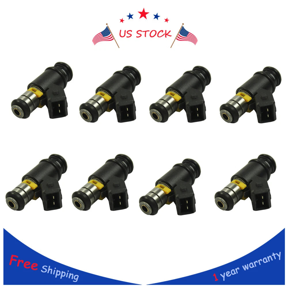 Set of 6 Fuel Injectors for VW Golf Jetta EuroVan (1997–2002)