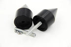 Black Spike Bar Ends for Suzuki GSXR 600 (1992–2013)