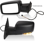 Set of 2 Mirrors for Ram 1500 (2014–2018) Power Fold Heated Puddle Light