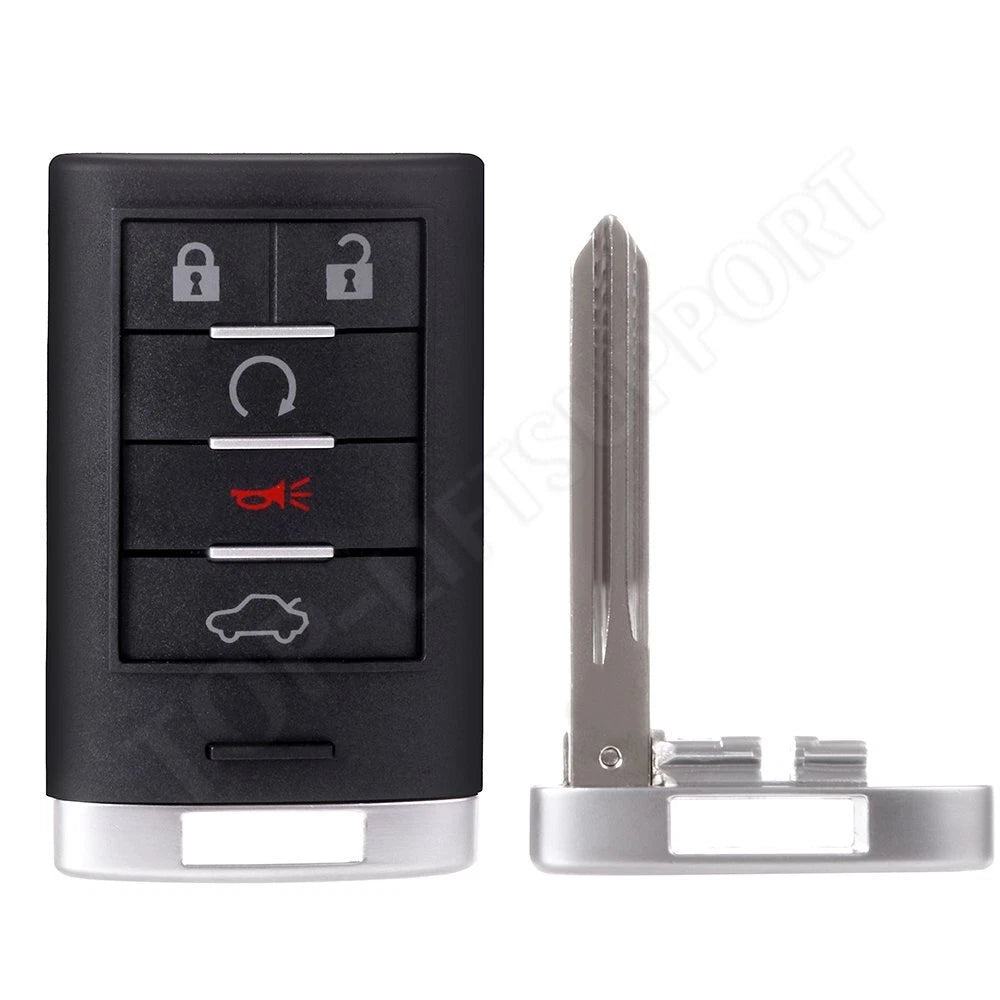 2 Key Fob Remote Shell Cases for Cadillac CTS STS (2008–2013)