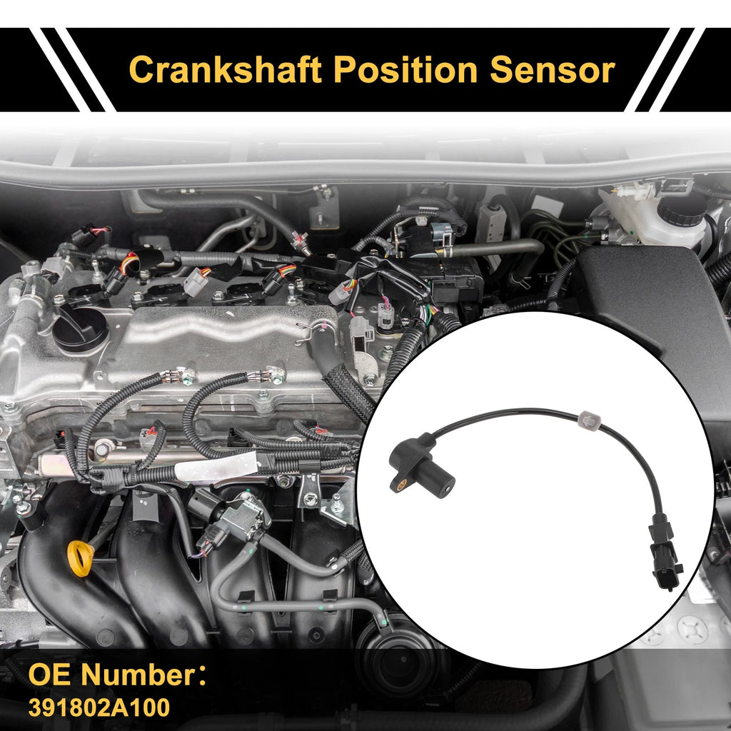 1 Pc Crankshaft Position Sensor No.391802A100 for Hyundai i20 (2009–2012)