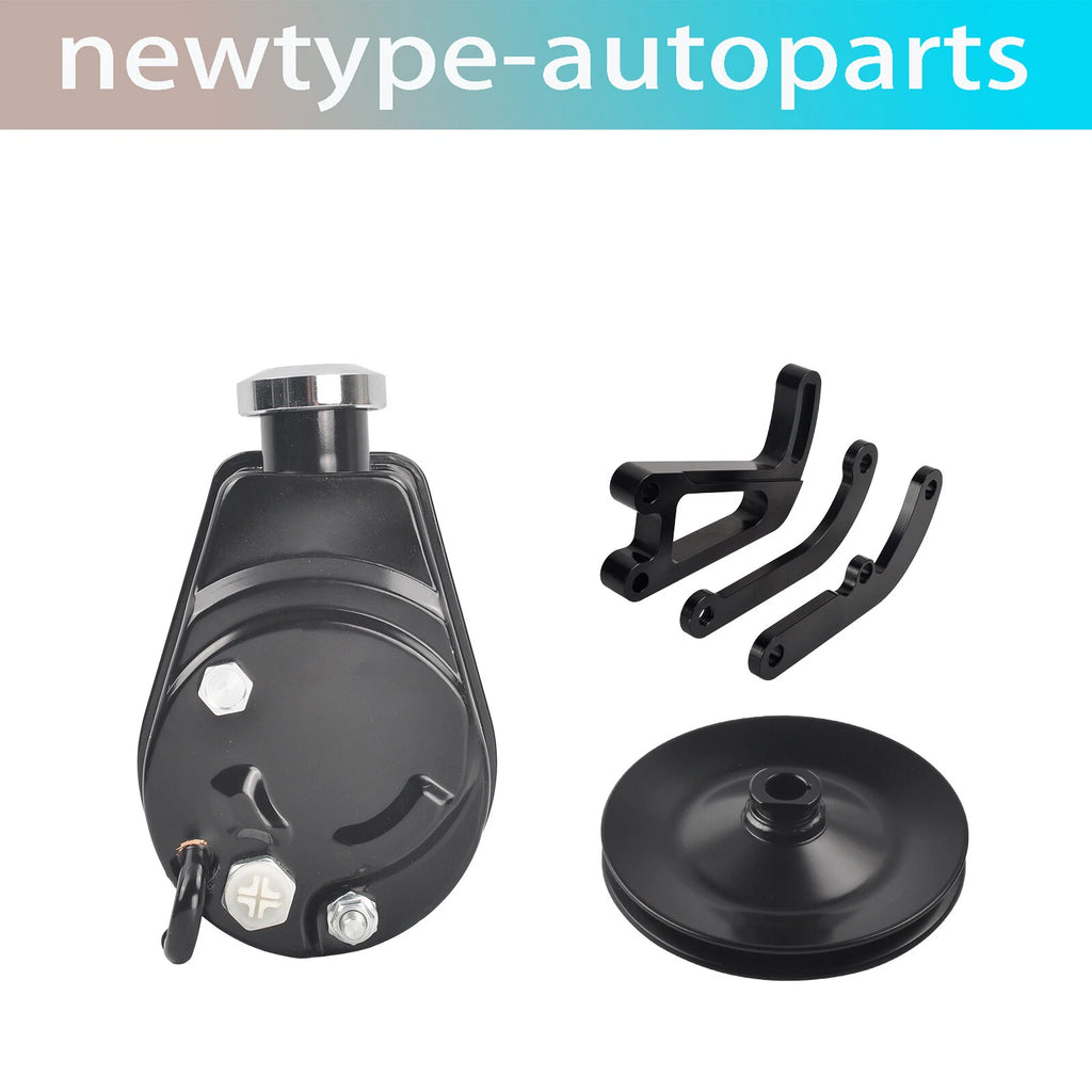 Saginaw Power Steering Pump & Bracket & Pulley Kit for SB Chevy SBC 350 327 (1969–1986)