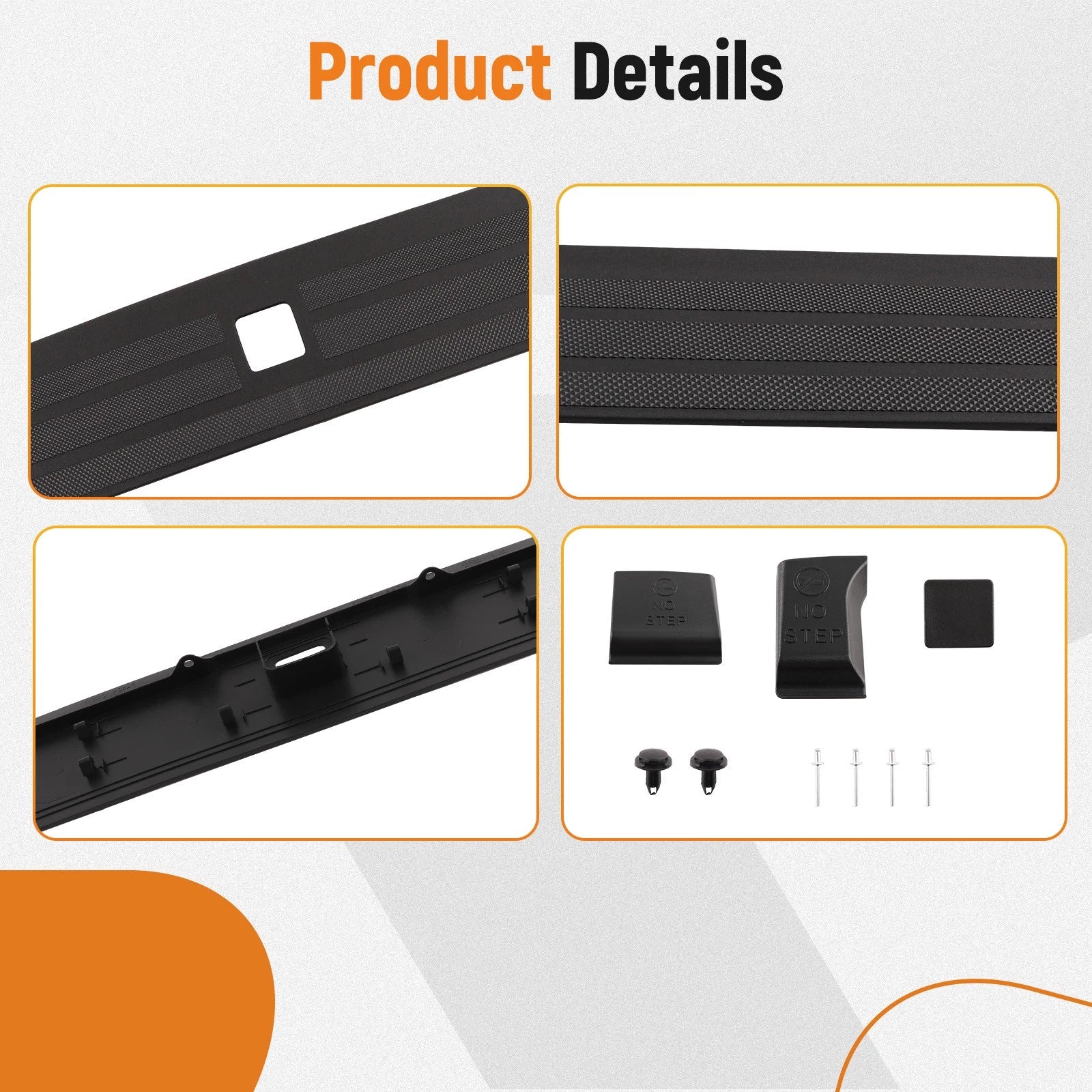 Tailgate Flex Step Pad Molding for Ford F150 (2015-2023)