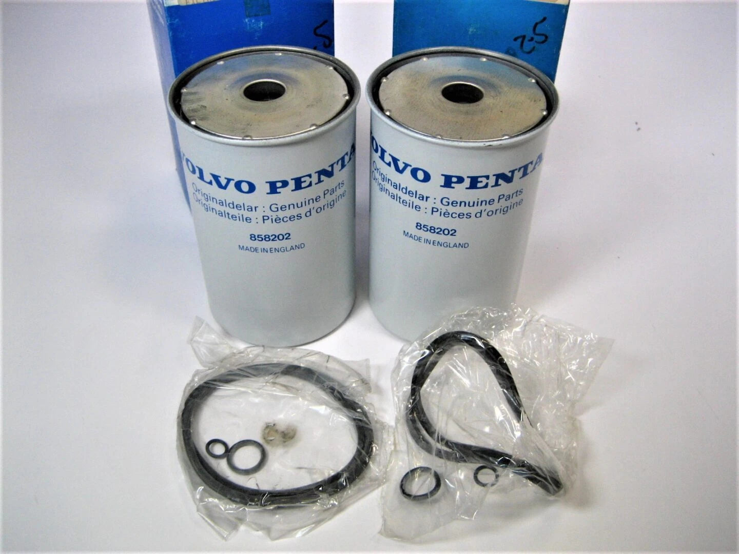 2X Fuel Filters for Volvo Penta D/MD Series Diesel Engine (OEM 858202)