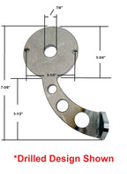 Tail Light Brackets Custom Curved Solid for 1959 Cadillac (1959–1959)