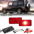 Red Lens LED Side Marker Lights for Mercedes-Benz G-Class (2002–2014)