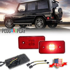 Red Lens LED Side Marker Lights for Mercedes-Benz G-Class (2002–2014)