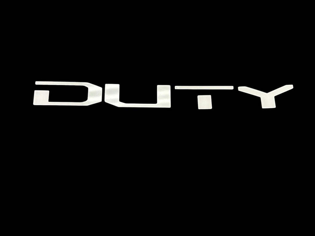 Tailgate Insert Letters for 2025 Ford Super Duty Platinum