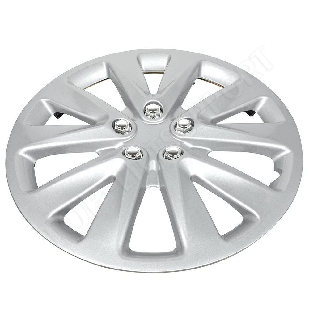 Set of 4 Silver 16" Wheel Hub Caps for Universal R16 Tires