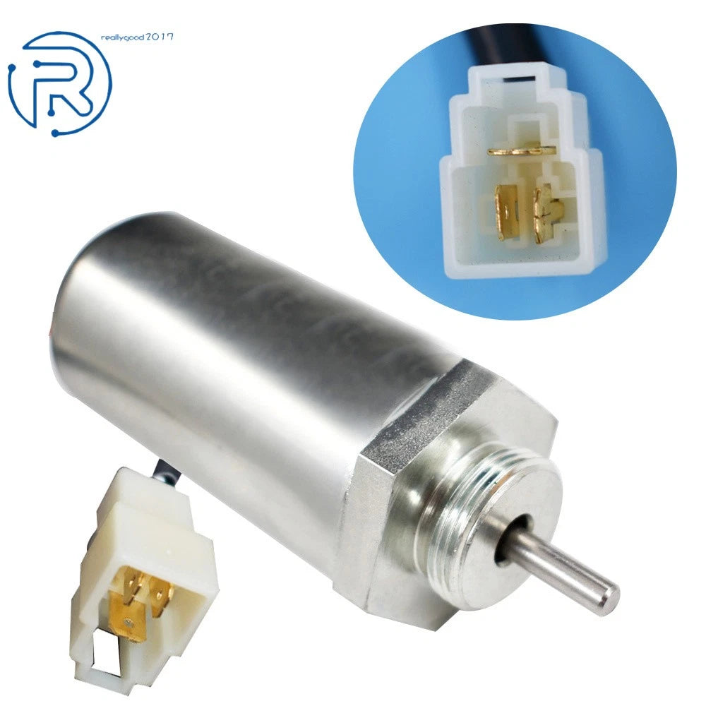 Fuel Shut Off Solenoid for Isuzu Engines (3LD1, 3LD2, 4LE1, 3LB1)