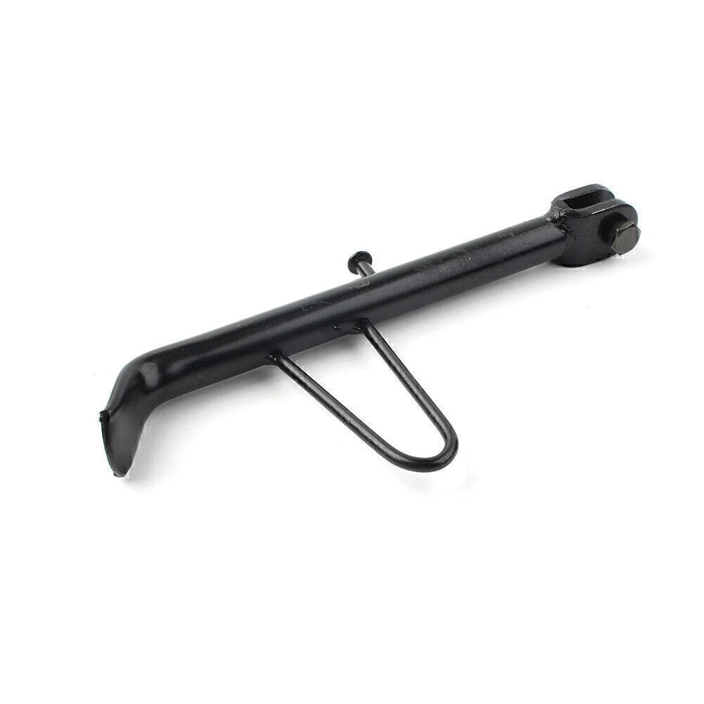 Kickstand Foot Side Stand Support for Universal Motorcycle Scooter E-Bike 21CM Black