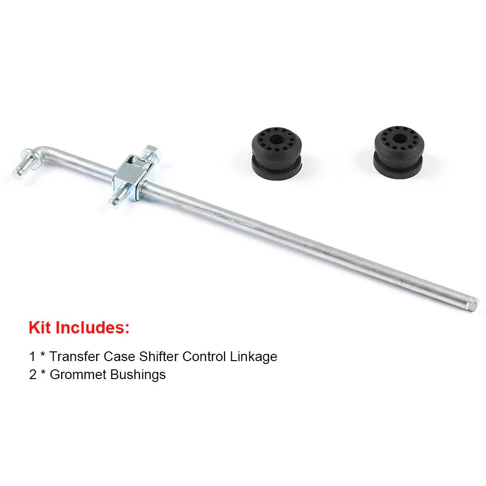 Transfer Case Control Lever Shift Linkage Rod & Bushings for Ram (2003-2013)