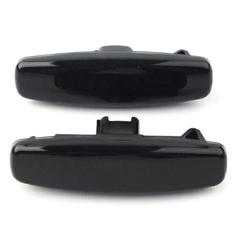 Black LED Sequential Side Marker Lights for Infiniti EX25 M35 Q60 Q70 QX50 (2008-2020)