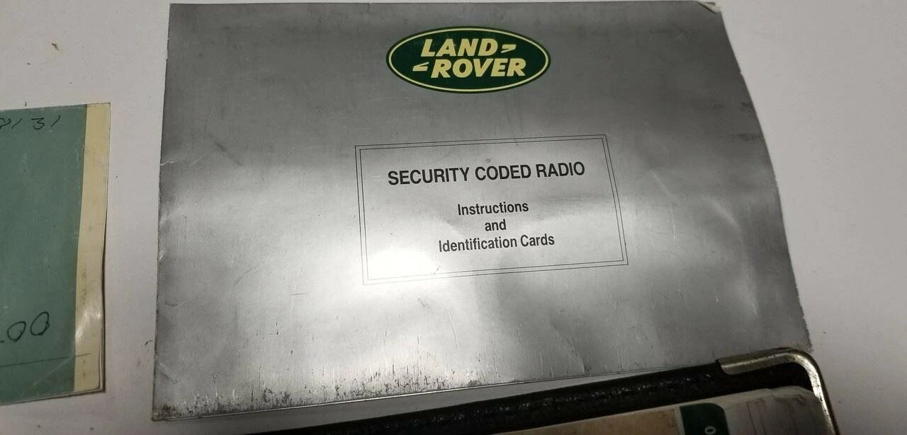 Owners Manual with Case for Land Rover Discovery I (1998)
