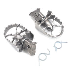 Heavy Stainless Steel Foot Pegs for BMW R1200GS ADV (2013–2014) & F650GS G650GS (2000–2012)