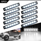 White LED Rock Light for Jeep Truck ATV Boat (Waterproof)