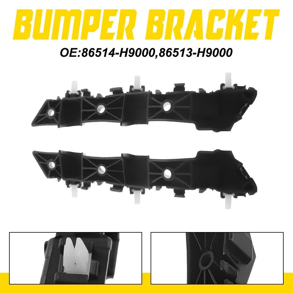 Front Bumper Retainer Bracket Support for Kia Rio (2018–2020) 86513-H9000 LH RH