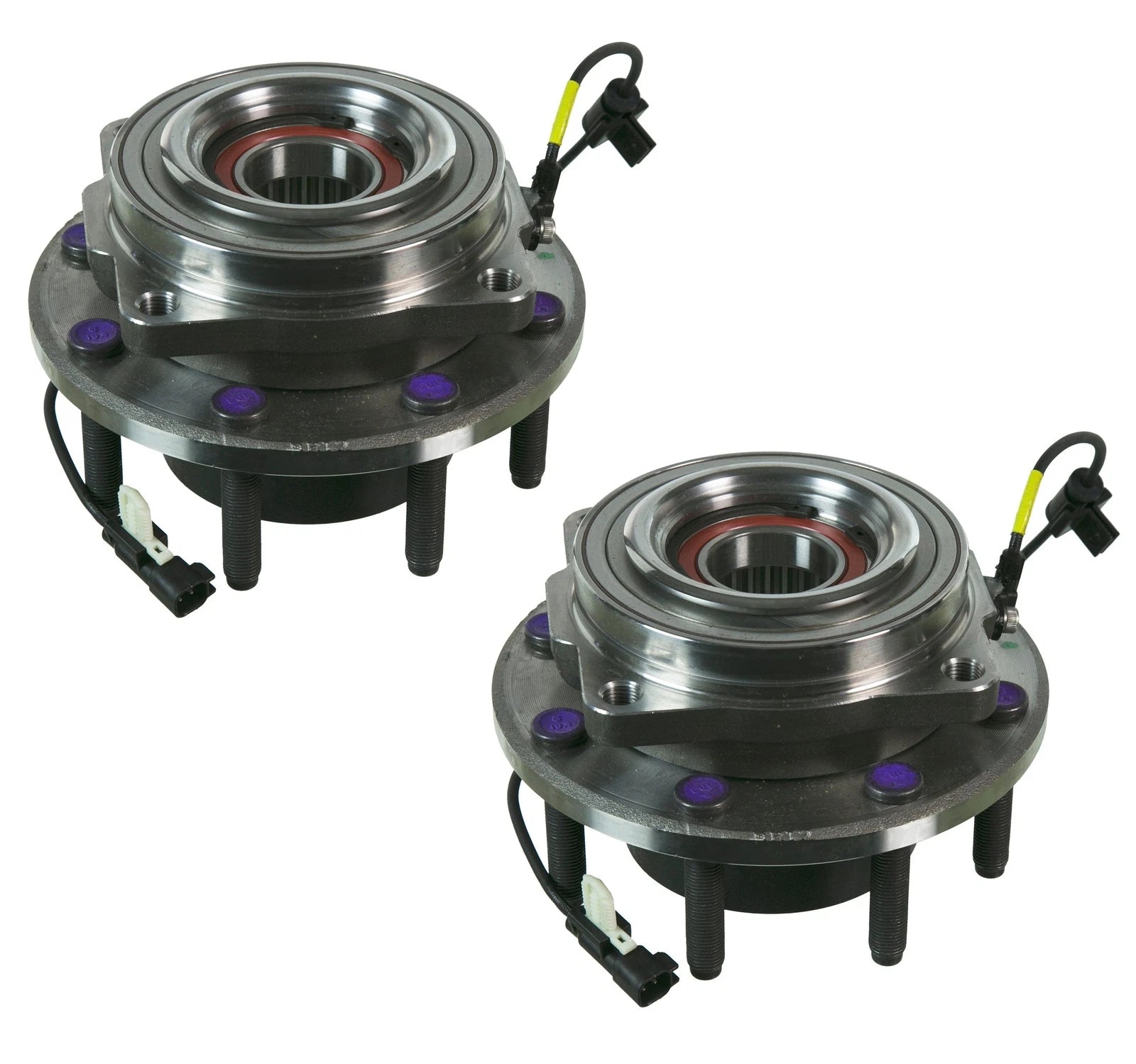 Set of 2 Moog Front Wheel Bearing Hub Assemblies for Ford F-250 F-350 SD (2005–2016)