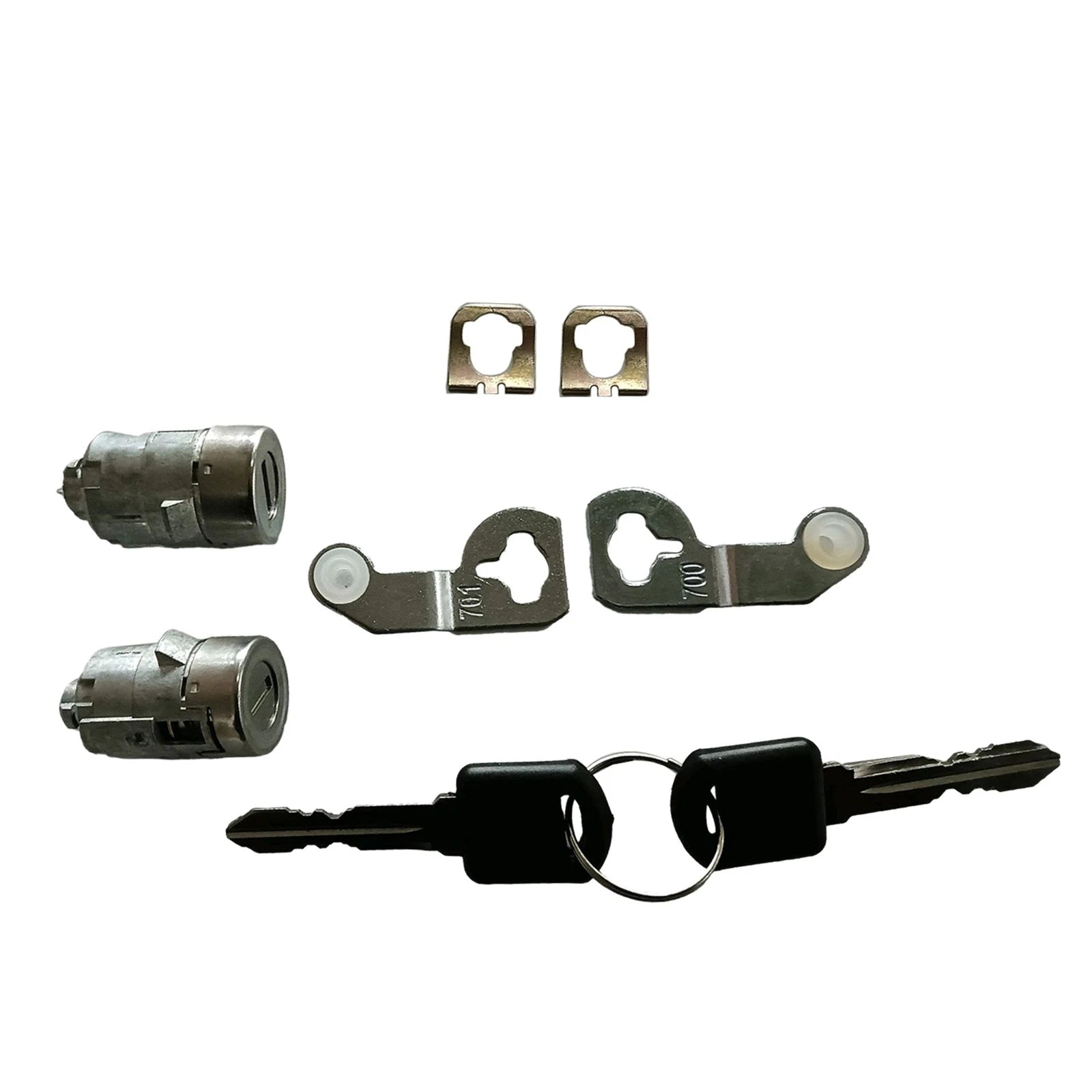 Door Lock Cylinder Set with Keys for Chevy Silverado (2001-2006)