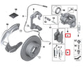 Set of 4 Rear Disc Brake Pads and Retaining Clips for BMW (2010–2019)