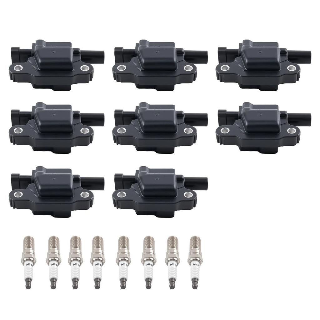 8x Ignition Coil Spark Plug for Chevrolet Suburban Tahoe 5.3L 6.2L (2015–2019) UF743