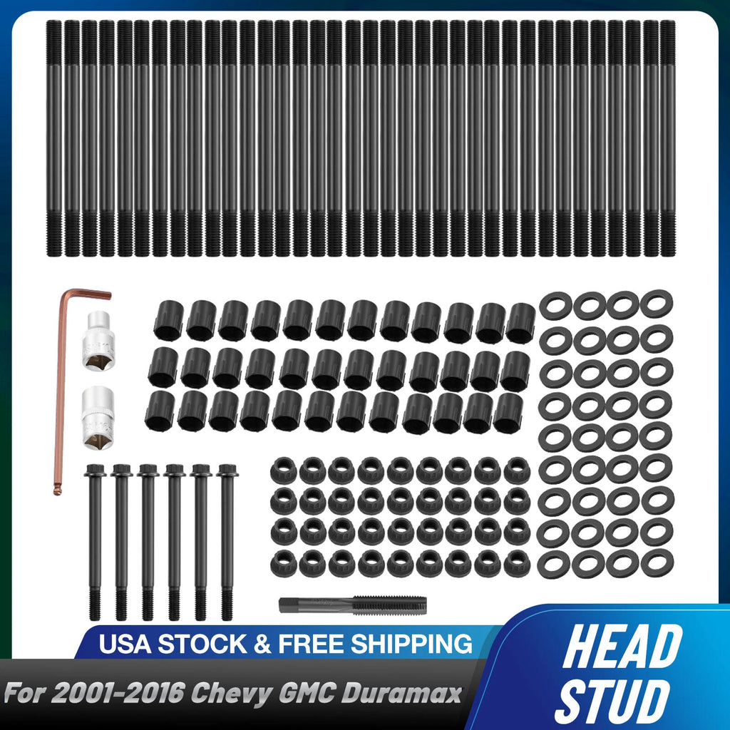 Head Stud Kit for Chevy Silverado GMC Sierra 2500 6.6L Duramax (2001–2016)