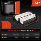 2X Engine Air Filter for Honda CR-V (2010-2011)