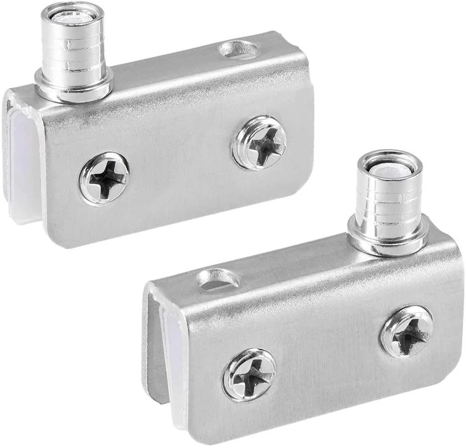 2X Adjustable Metal Door Hinges for