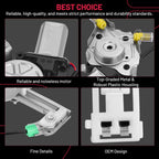 Left Window Regulator with Motor for Mazda Protege (1999–2003)