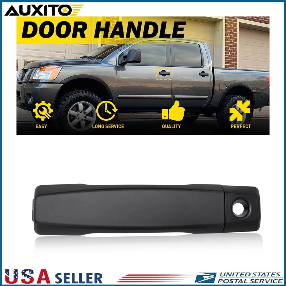 Outer Door Handle for Nissan Armada (2004–2015) - Left Driver Side, Black