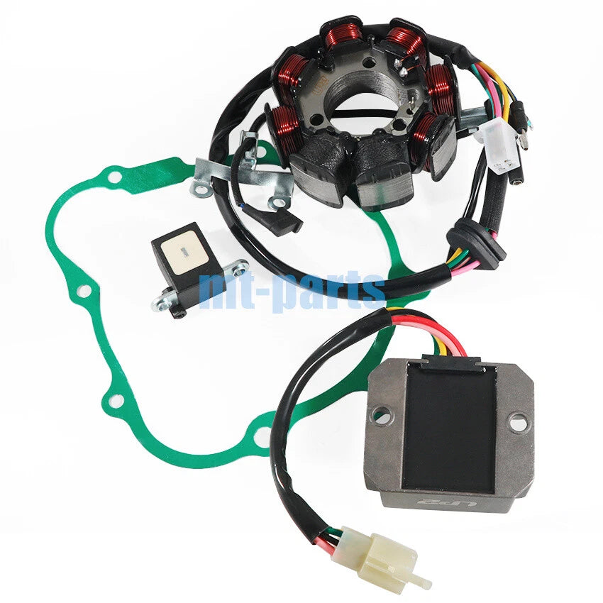Stator, Regulator Rectifier, Gasket for Honda XR200R XR200RR NX200 (1994–2001)