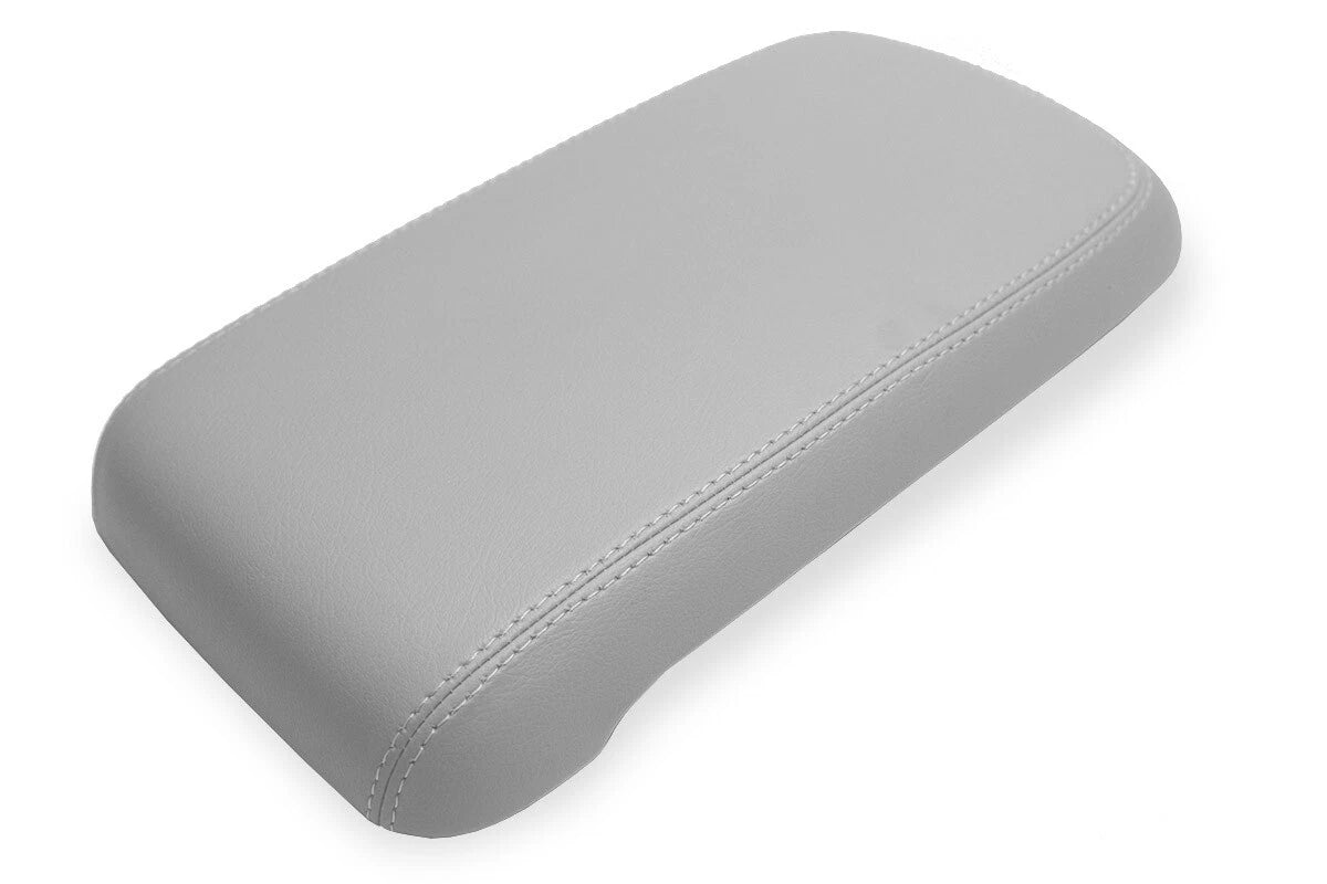 Console Lid Pull Over Cover Leather for Chevrolet Colorado (2015–2022) Light Gray