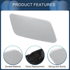 Front Left Washer Nozzle Cover Cap for Volkswagen Passat CC (2008–2012) Silver Tone
