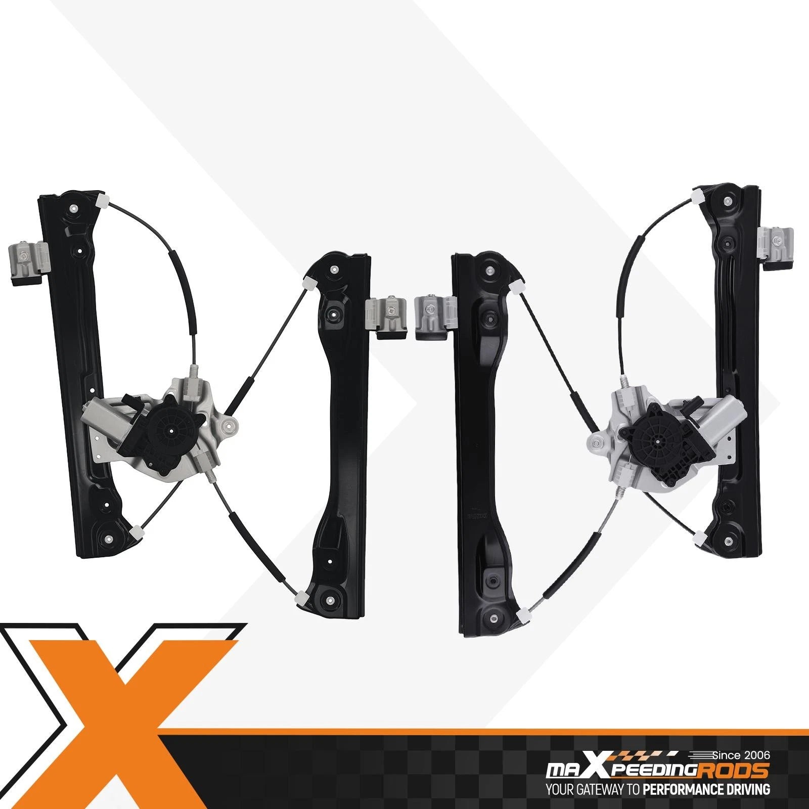 2X Window Regulator with 2-Pin Motor for Chevrolet Cruze (2012–2015)