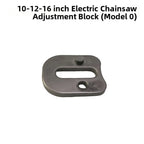 Gray Aluminum Chain Adjuster Block for Electric Chainsaws (10-16 Inch)