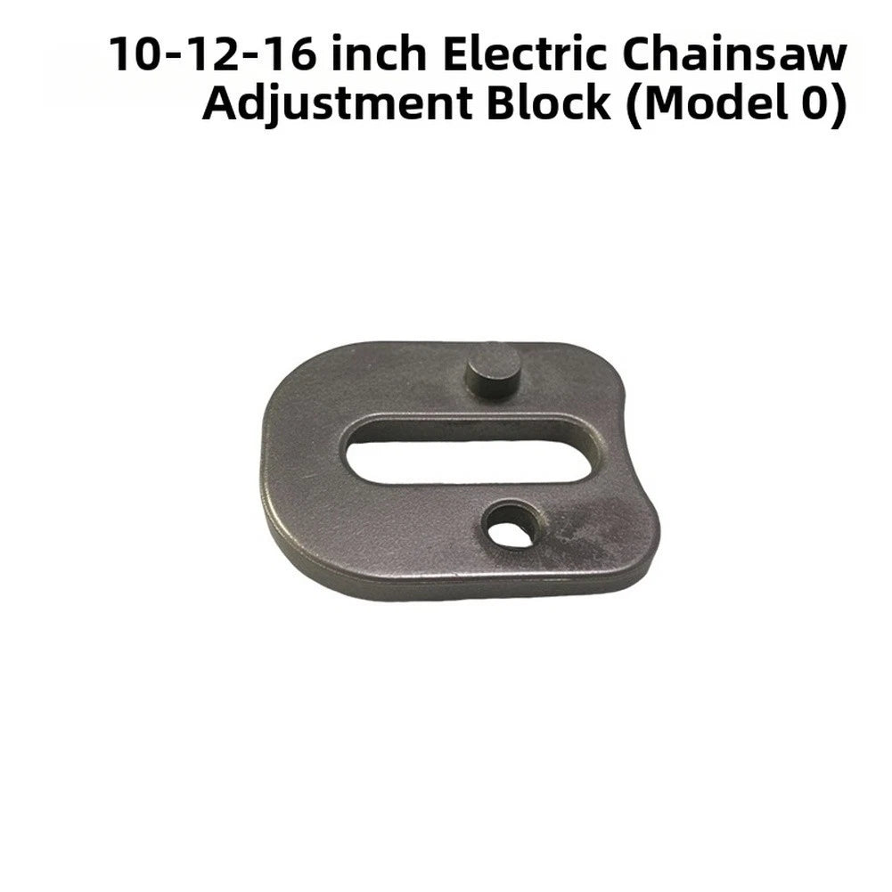 Gray Aluminum Chain Adjuster Block for Electric Chainsaws (10-16 Inch)