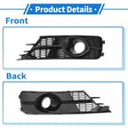1 Pair Fog Light Grills for Audi A6 (2016–2018) No. 4G0807647A